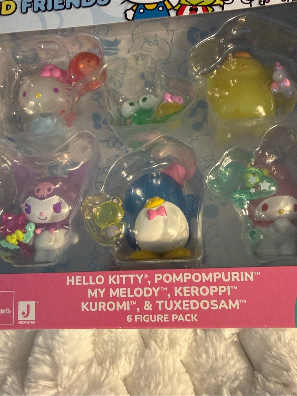 Hello Kitty Dreamland 6-Figure Pack - Pink, Blue, Yellow, Green, Purple, White - Picture 5 of 6